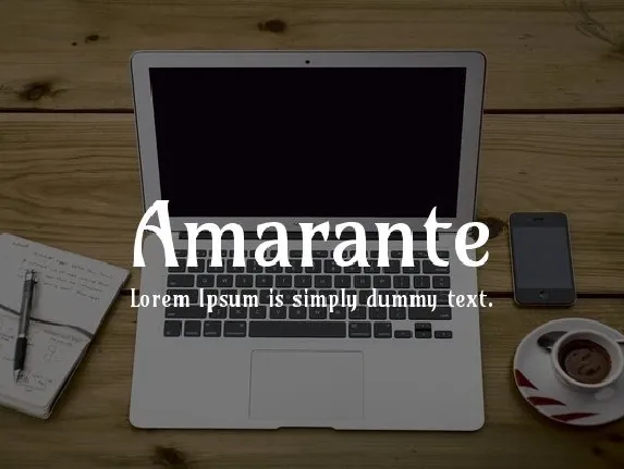 Amarante font