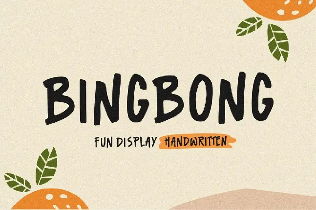 Bingbong font