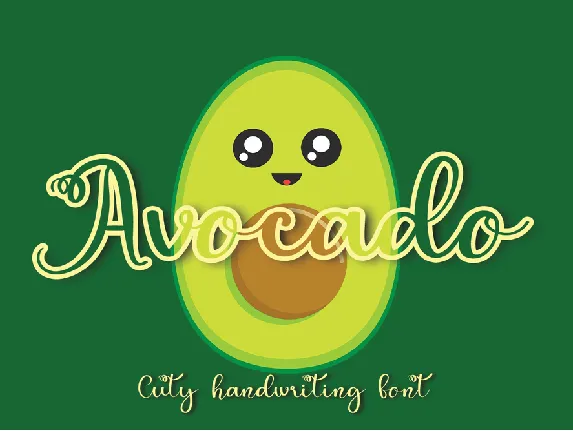 Avocado font