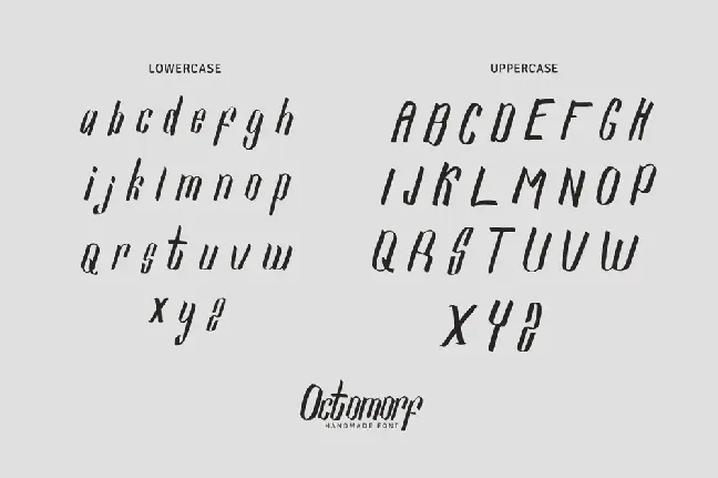 Octomorf Typeface font