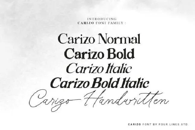 Carizo font