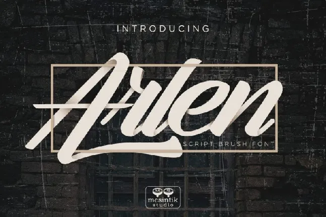 Arlen Script font