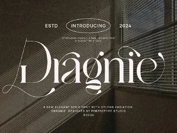 Dragnie font