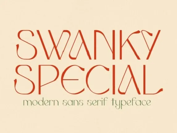 Swanky Special font