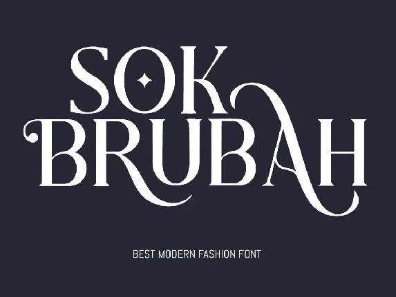 Sok Brubah font