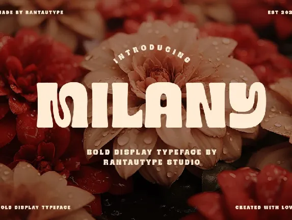 Milany font