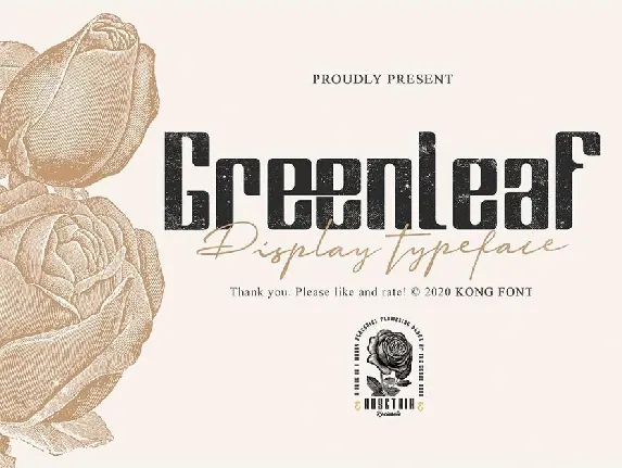 GreenleafÂ Font font