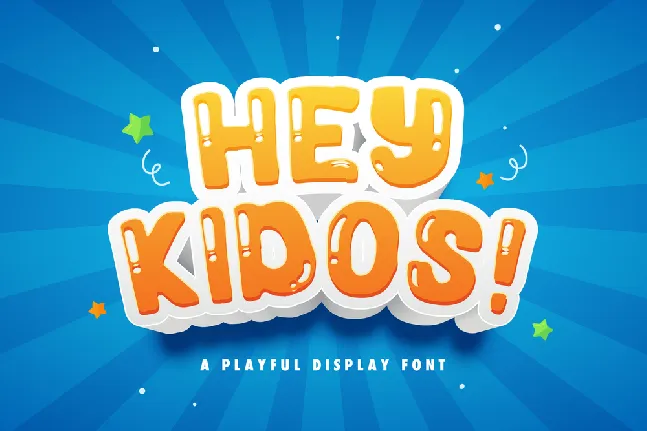 Hey Kidos font