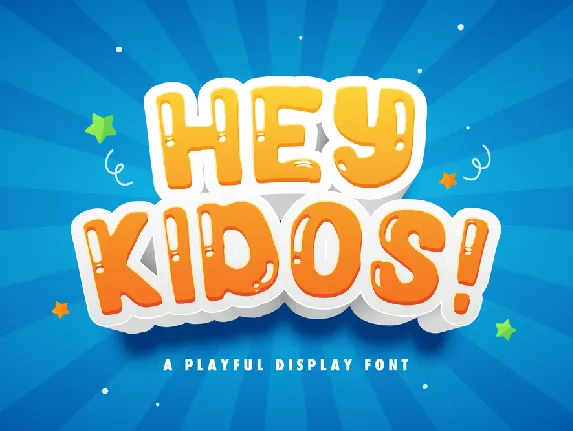 Hey Kidos font