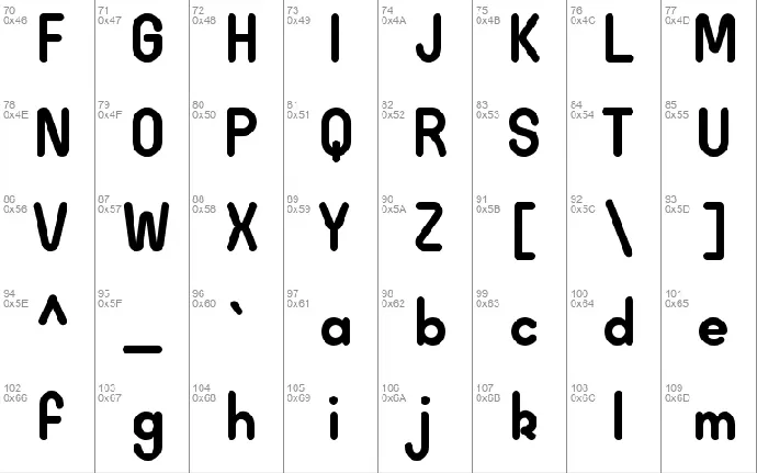 Wida Round font