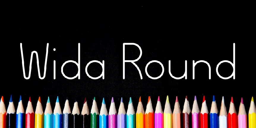 Wida Round font