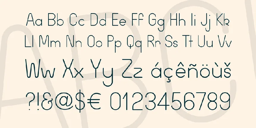 Wida Round font