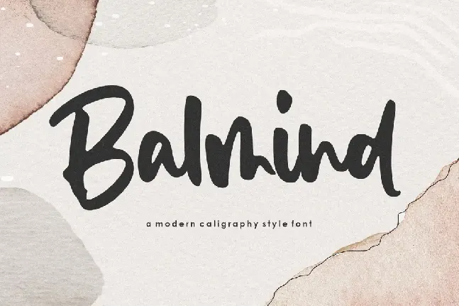 Balmind font