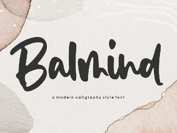 Balmind font