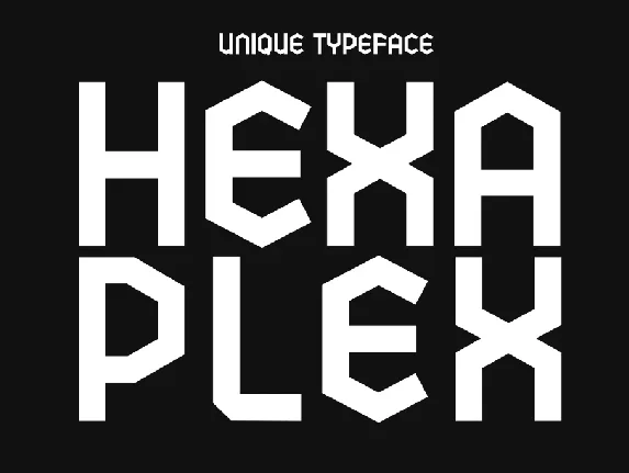 Hexaplex font