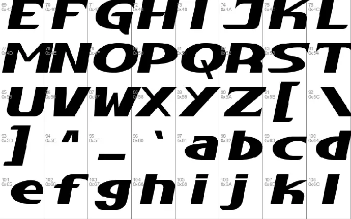 High Gear font