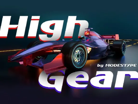 High Gear font