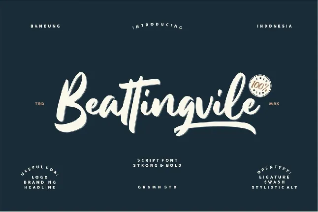 Beattingvile font