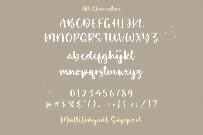 Celosia Nature font