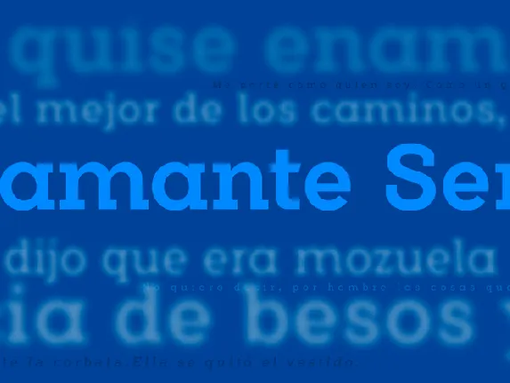 Flamante Serif font