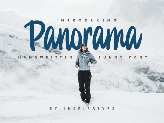 Panorama Bold Handwritten font