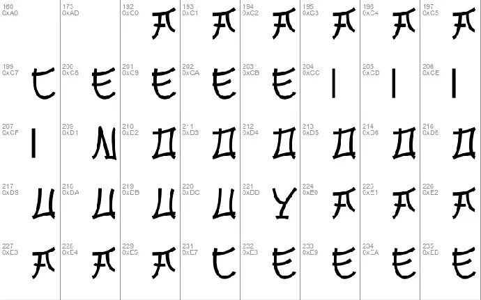 Mehwae font