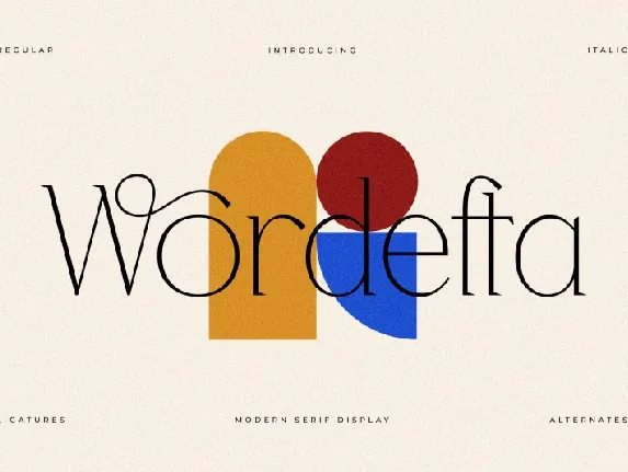 Wordefta font