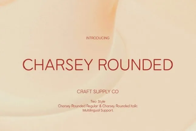 Charsey Rounded font