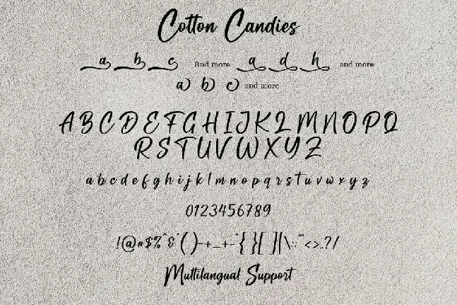 Cotton Candies font