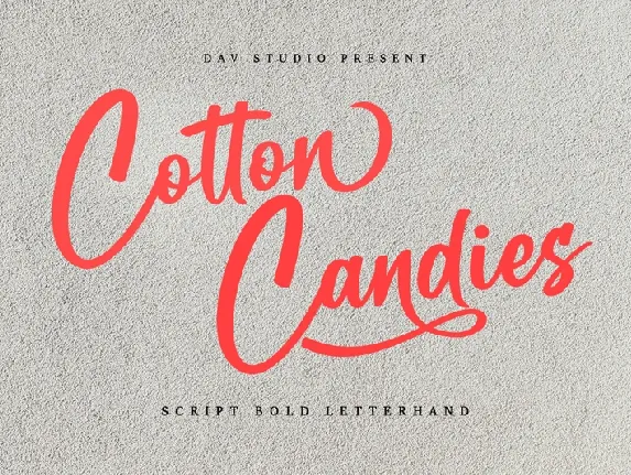 Cotton Candies font