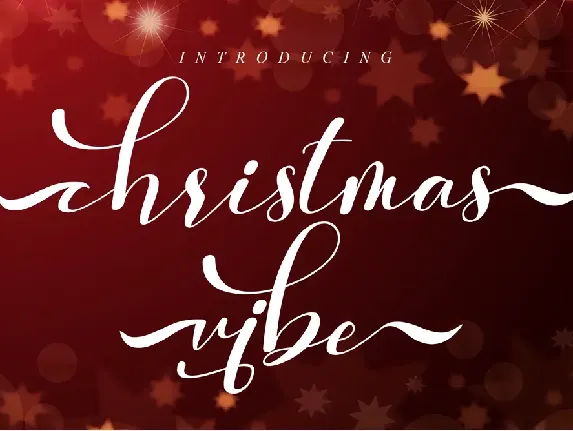 The Christmas Vibe font