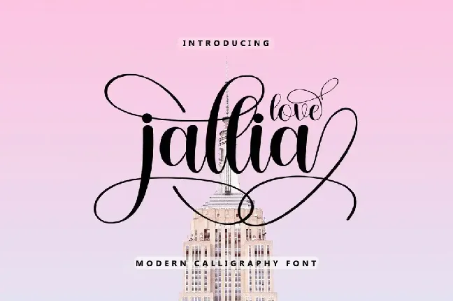 jallia love font