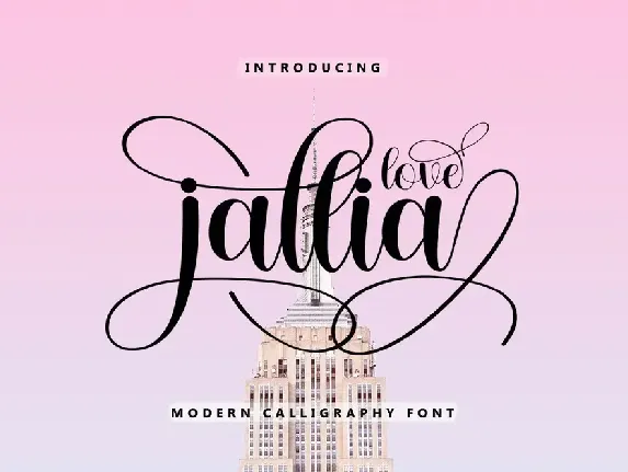 jallia love font