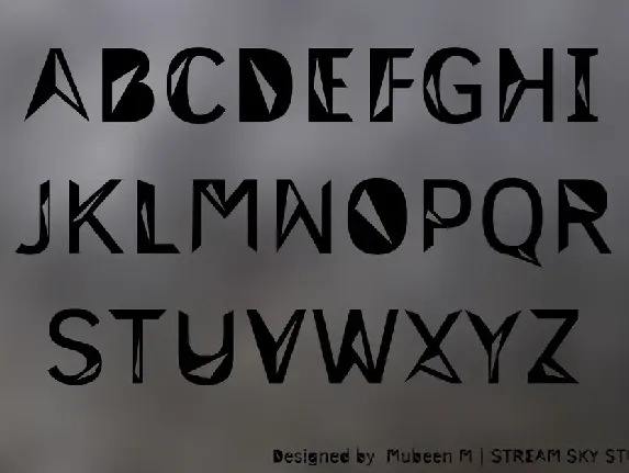 3M Trislan font