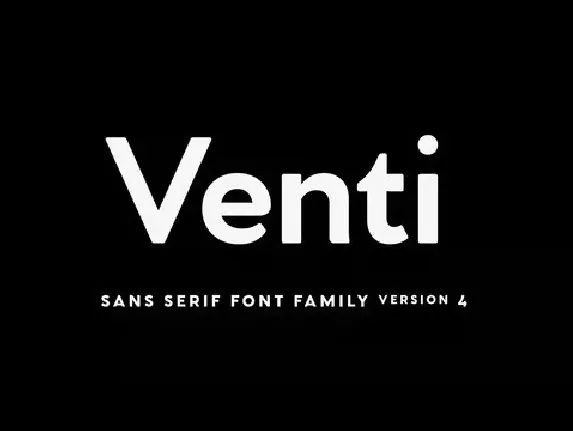 Venti CF Family font