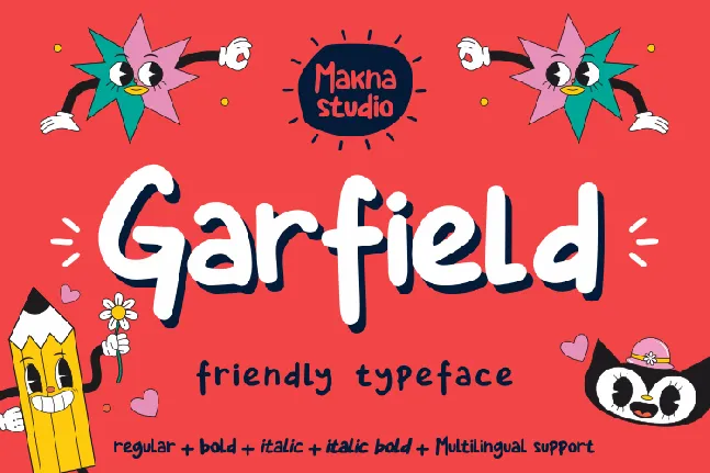 Garfield font