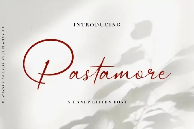 Pastamore font