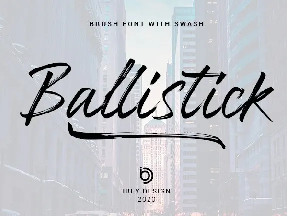 Ballistick font