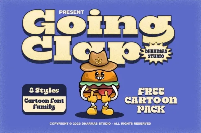 Going Clap font