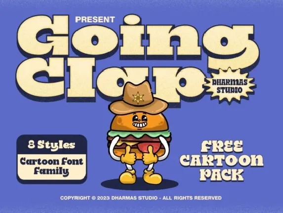 Going Clap font