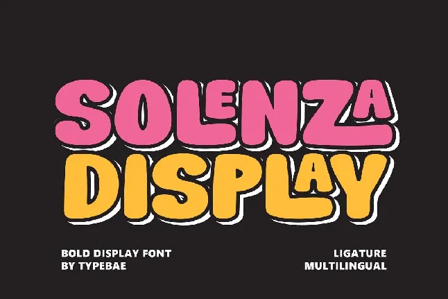 Solenza font