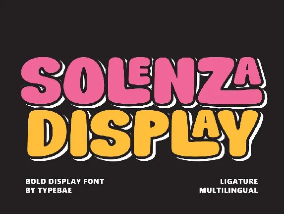 Solenza font