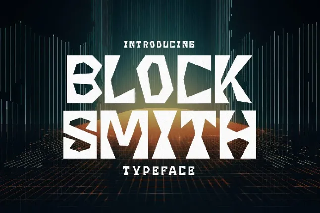 Blocksmith font