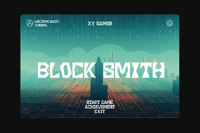 Blocksmith font