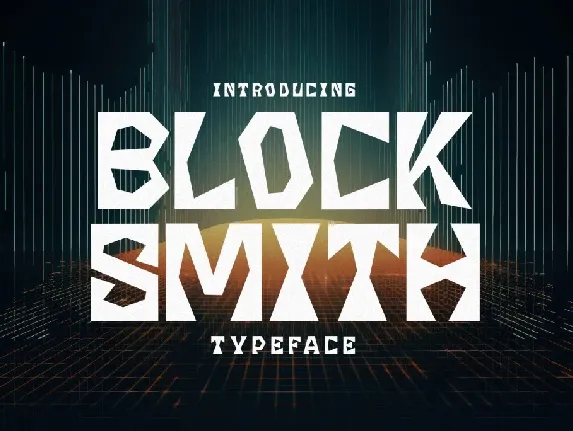 Blocksmith font