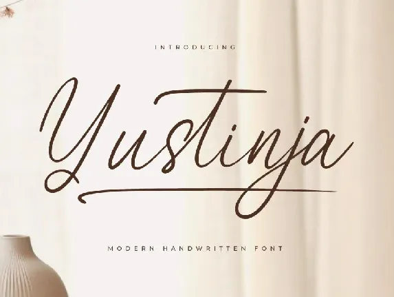 Yustinja DEMO VERSION font