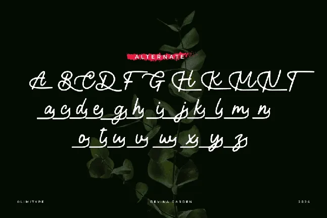 Devina Garden font