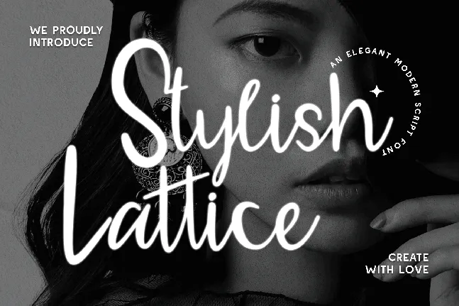 CF Stylish Lattice DEMO font