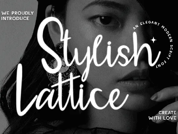 CF Stylish Lattice DEMO font