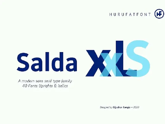 Salda Family font